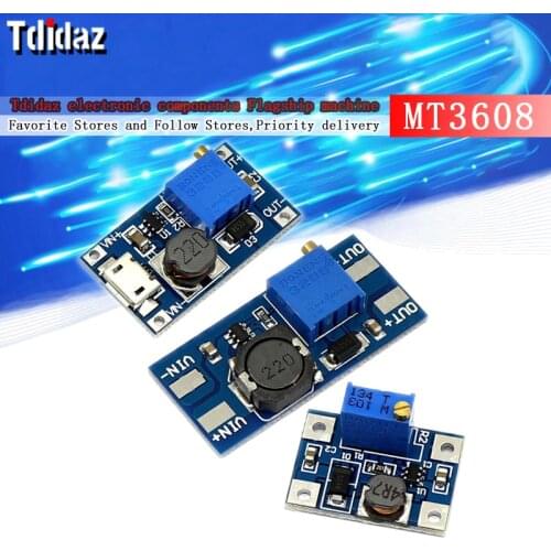 MT3608 adjustable boost/2A boost board with MICRO/2A boost board DC-DC boost module SX1308
