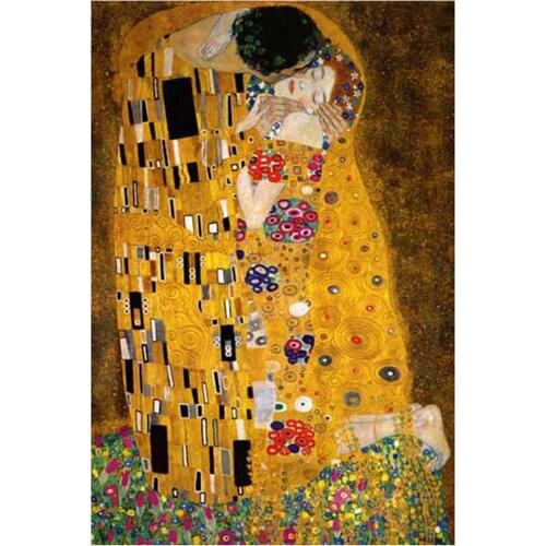 Klimt DIY Embroidery 11CT Cross Stitch Kits Needlework Craft Set Printed Canvas Cotton Thread Home Decoration On Sale For Room