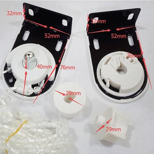 Plastic Roller Blind Shade Clutch Bracket Core Chain Repair Kit for 28mm Tube
