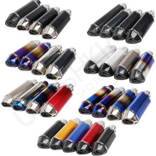 36 51mm Universal Motorcycle youshimura Exhaust Muffler Escape Slip On Pipe Fit Motorbike Scooter ATV Dirt Bike Moped Exhaust