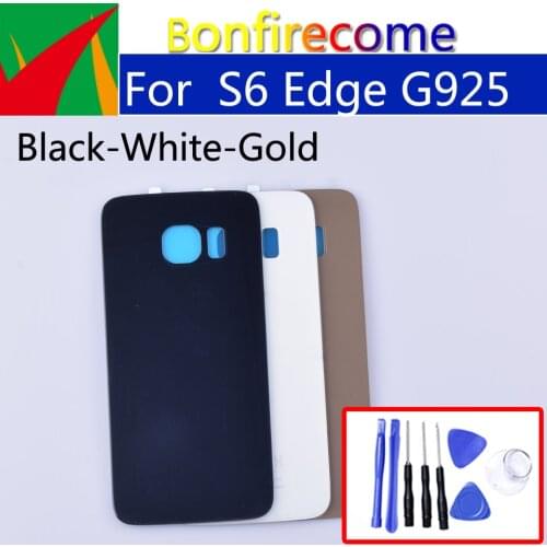 S6Edge Battery Back Cover For Samsung Galaxy S6 Edge G925 SM-G925V SM-G925P G925F G9250 Rear Housing Battery Door Case