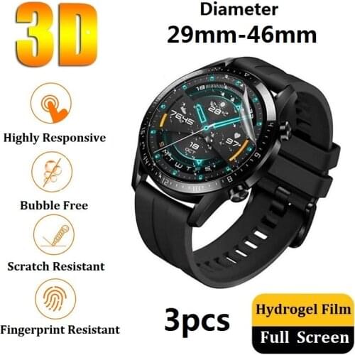 Smartwatch Smart Watch Screen Protector Film Foil for Round Watch Diameter 35mm 37mm 39mm 33mm 31mm 38mm 40mm 42mm 43mm 29-46mm