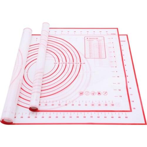 2 Pack Non-Stick Silicone Baking Mat, Baking Mat with Measurement for Pastry Rolling, 23.62" X 15.74"