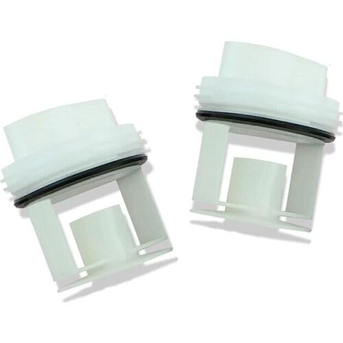 2Pcs Washer Drainage Pump Drain Outlet Seal Plug Cover for Siemens Bosch WM1095 WM1065 WD7205 Washing Machine Parts Accessories