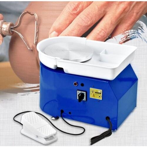25CM 350W Electric Pottery Wheel Machine Ceramic Work Clay Art Craft For Student And Amateur Pottery Wheel Ceramic Shaping Tool