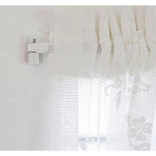 4Pcs Curtain Hooks Kitchen Self-adhesive Wall Hook Storage Hooks Bathroom Hook Curtain Buckle Curtain Rod Buckle Accessories