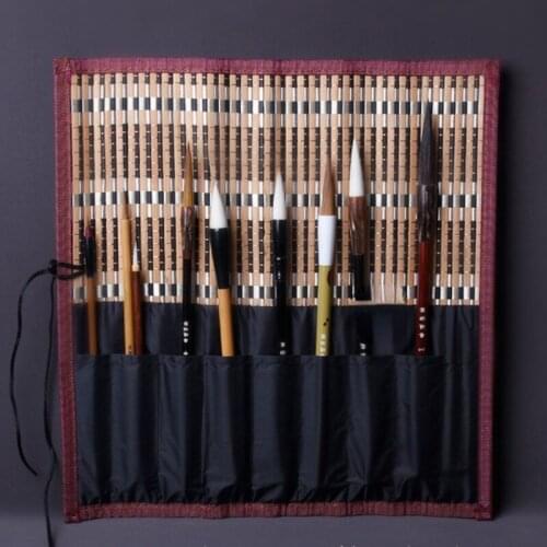 9pcs Chinese Watercolor Landcape Painting Brushes Set Multiple Hair Tinta China Fine Line Coloring Calligraphy Brush Caligrafia