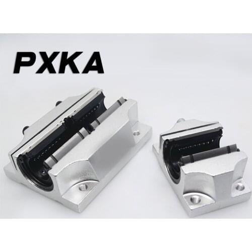 Free shipping high quality TBR linear opening and long slide bearing TBR16 20 25 30UU/LUU flange sliding unit box slider