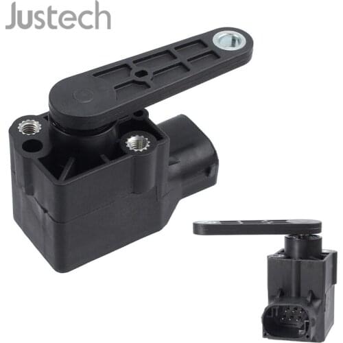 Justech Car Headlight Level Control Sensor For BMW 1 3 5 6 7 X5 Z4 Z8 Convertible 37140141444 6 Pins Front Axle Headlight Sensor