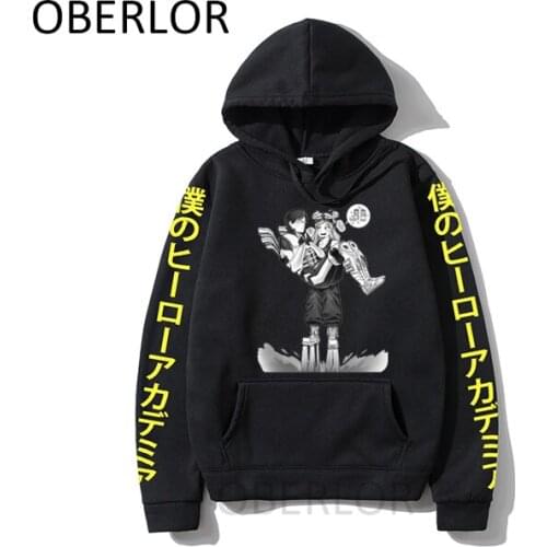 Autumn Boku No Hero Academia Iida Tenya and Hatsume Mei Graphic Hoodies Men Hot Japanese Anime MHA Hoodie Unisex Sweatshirts