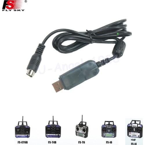 1pcs Firmware Upgrade Download Data Cable For Flysky fly sky FS I6 FS-I6 RC Transmitter Dropship