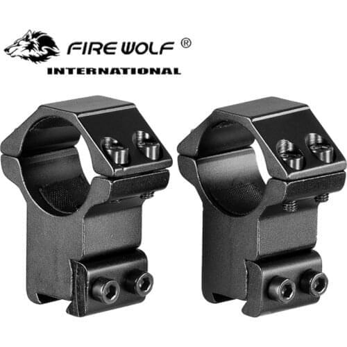 2pcs Rifle Tactical High Profile 25.4mm 1" Scope Rings 11mm Dovetail Rail Mount Free Shipping
