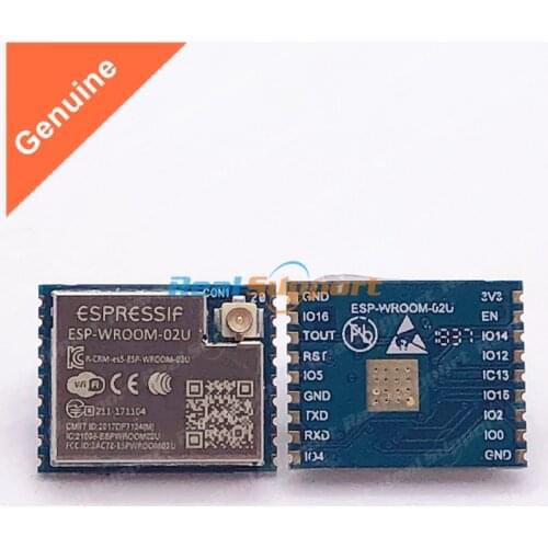 ESP-WROOM-02 ESP-WROOM-02U ESP8266EX SMD Module UART Mode external IPEX antenna connector Espressif Original