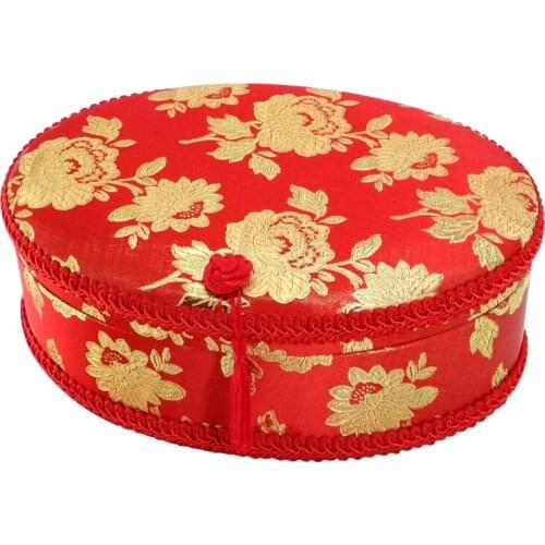 Oversized Sewing Kit Wedding with Dowry Retro Household Utensils Sewing Kit Get Dragon and Phoenix Golden Scissors