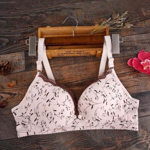 Pregnant Women Underwear Breast Feeding Nursing Bra Flower Breastfeeding Maternity Bra Front Poppers Nursing bras For Mothers