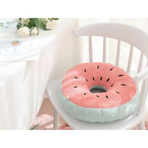 Plush toys cartoon chair cushion Stuffed lovely pillow Car decoration cushion
