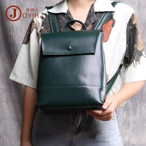 Han Edition Contracted Multi-Functional Leather Fashion Leisure High Quality Shoulder Bag Large Capacity Women Travel Backpack