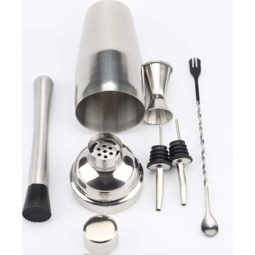 Stainless Steel Cocktail Shaker Mixer Wine Martini Boston Shaker for Bartender Drink Party Bar Tools 550ML/750ML