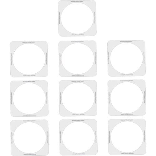10 Pack Standard Wax Heater Warmer Collars, Professional Protective Clean Pot Rings, Wax Supply
