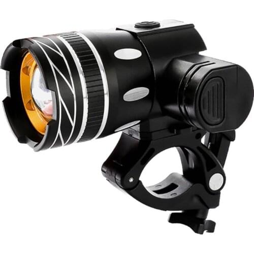 USB Rechargeable Waterproof Bike LED Front Light Flashlight Safety Cycling Lamp фонарь велосипедный фонарь для велосипеда