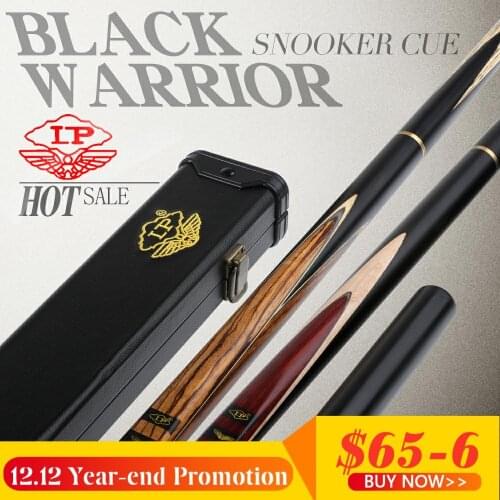 High quality LP Billar Black Warrior Snooker Cue 3/4 Split Cue 10mm Tip Handmade Stick Professional Quick Teeth Joint Billiards