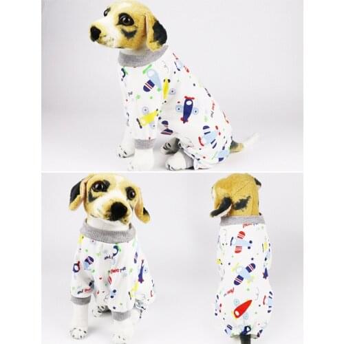 Soft Fleece Dog Pajamas-cute Puppy Clothes Jumpsuit Pajamas-lightweight Cat Coat Pet Clothes Dog Accessories Cat Costumes