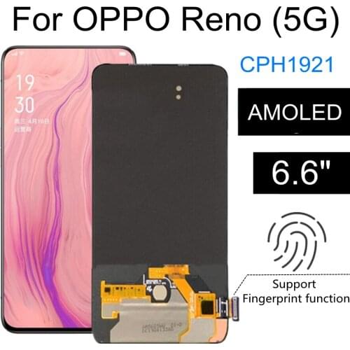 6.6" AMOLED For OPPO Reno 5G CHP1921 LCD Display Touch Screen Assembly Replacement