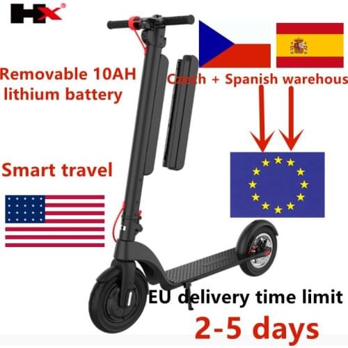 10 inch adult folding electric scooter aviation pure aluminum alloy integrated molding scooter battery car 36V10AH lithium batt