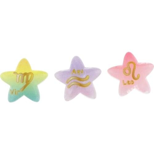 20 Colorful Constellation Ornament Handmade Crafts Jewelry Decoration 2.6cm