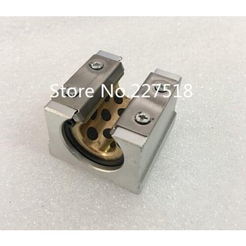 4pcs high quality SBR20UU Graphite copper sleeve Linear motion ball bearing slide block match SBR20 20mm linear guide rail
