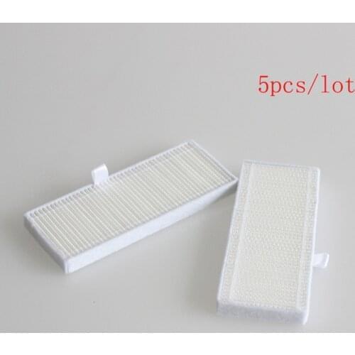 5pcs/lot Vacuum Cleaner Accessory HEPA Filter Replacements For Ecovacs Deebot DR95 DR97 DM86G vacuum cleaner spare parts