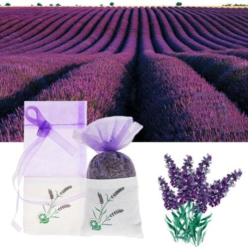 Household Accessories:Natural Lavender Dried Flower Sachet Fragrance Home Car Air Scented Refresh Bag