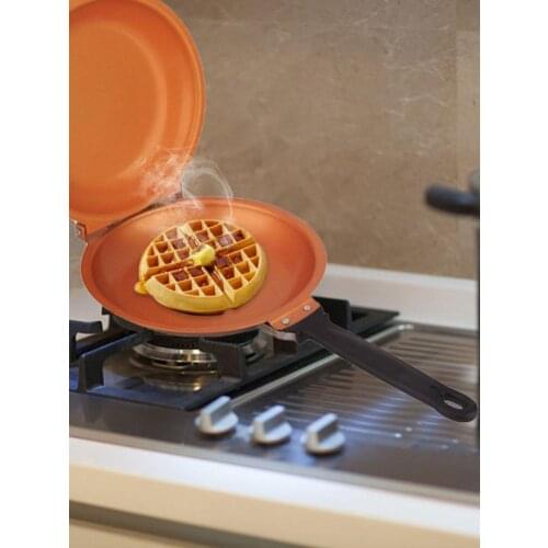 Nonstick Flip Pancake Pan Cake Making Pan Multipurpose Pan Kitchen Accessories for Home Baking Cake Making