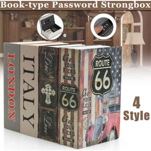 Security Safe Lock Cash Money Coin Storage Jewelry Key Locker Kid Gift Security Mini Dictionary Safe Box Book Money Hide Secret