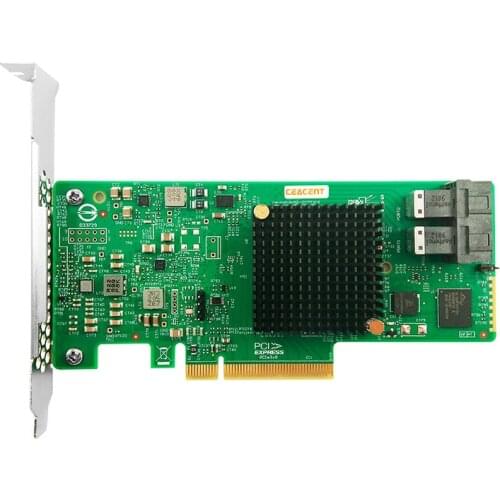 Ceacent AS3008T 9300-8I 12Gb/s SAS/SATA Control Card IT Mode only (JBOD) PCIe3.0 X8 chipset LSI 3008 8port 2*8643