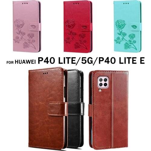 Pattern Case For Huawei P40 lite 5G Leather Flip Case For Huawei P40 lite Wallet Cover For Huawei P40 lite E Capas Coque Cases