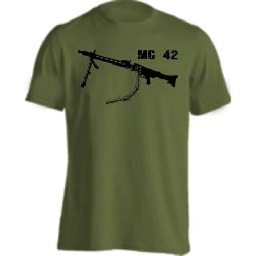 T-Shirt Mg 42 Germany German Reich Wehrmacht Gun 2019 New Fashion MenS T-Shirts Brand Style Short Sleeve Custom Shirts