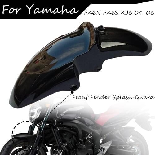 FZ6 Motorcycle Front Fender mudguard mud guard Fairing Plastic For Yamaha FZ6N FZ6S XJ6 2004 2005 2006 Motorcycle Accessories
