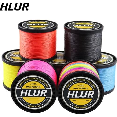 HLUR 8 Strands Braided PE Fishing Line 300M 500M 1000M Strong Fishing Line Multifilament Durable Fishing Line Pesca