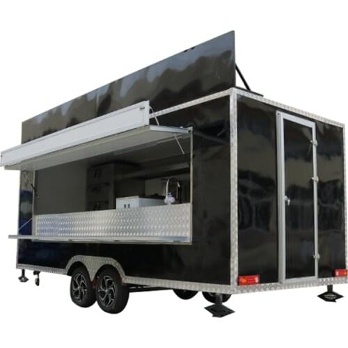 Europe Trends Mobile Food Truck Concession Food Trailer Ice Cream Bubble Tea Hot Dog Coffee Cart Vending kiosk Machine