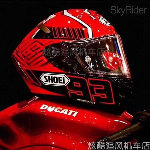 Full Face Motorcycle helmet X 14 marquez 93 red ant helmet Riding Motocross Racing Motobike Helmet