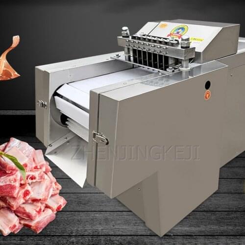 Meat Cutter Commercial Chicken Chop Equipment Automatic Bone Cutting Machine Duck Food Processing High Power Kitchen Appliance