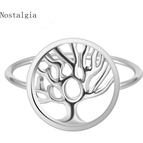 Nostalgia Tree Of Life Womens Thumb Male Ring Wicca Pagan Jewellery Steampunk Accessories