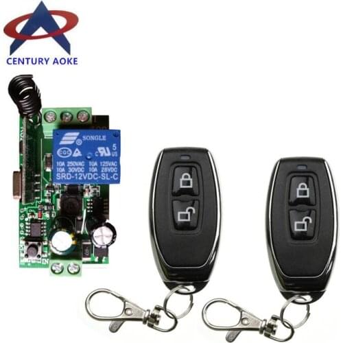 AC85v 110v 120v 220v 240v 1 ch RF wireless remote control switch 1* receiver+2* transmitter household electrical / lamps