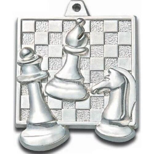 Manufacturers new custom silver medal environmental square medal k20061