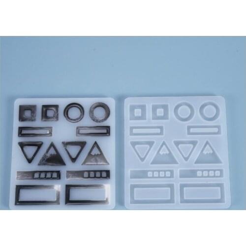 Transparent Silicone Mould Dried Flower Resin Decorative Craft DIY Geometric pendant Mold epoxy resin molds for jewelry