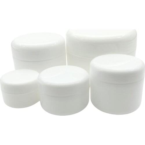 5Pcs Empty Makeup Jar Pot Refillable Sample Bottles 10g/20g/30g/50g Travel Face Cream Lotion Cosmetic Container