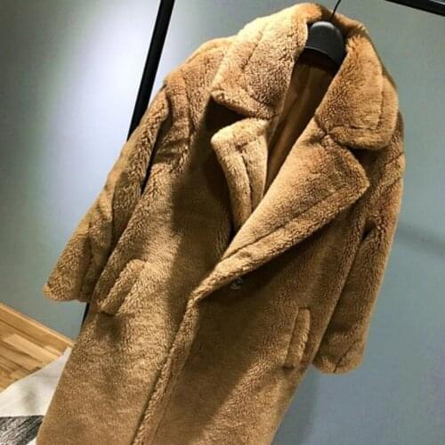 Luxury Brand London established Plush shearling Fur coats outerwear Trendy Oversized warm Lamb wool coats unisex outerwear