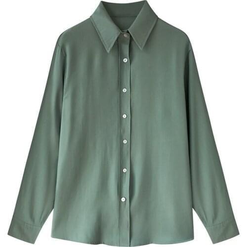 Spring Womens Blouse Is A Fairy Jacket Western Style Chiffon Shirt Long Sleeve Student Design Sense Niche Shirt Small Shirt