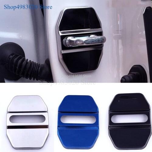 4pcs/set Door Lock Protective Cover Trim Cap For Jeep Grand Cherokee 2014 2015 2016 2017 2018 SUV Car Styling Accessories